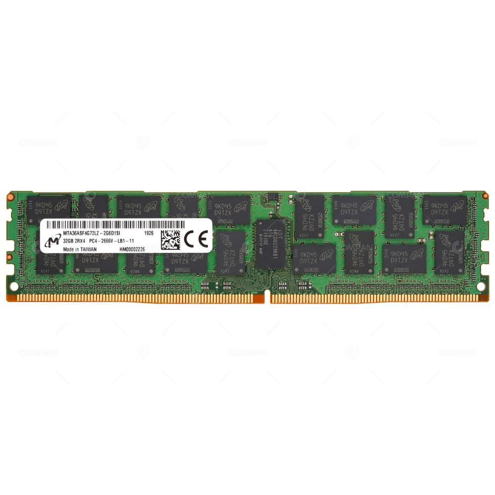 MTA36ASF4G72LZ-2G6D1 MICRON DDR4 32GB 2RX4 PC4-21333 2666MHZ LRDIMM CL19